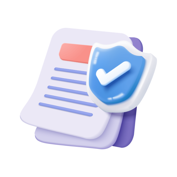 3D secure documents stack with lock